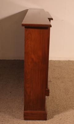 Large 19th Century Walnut Open Bookcase England - 4118333