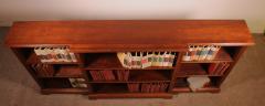 Large 19th Century Walnut Open Bookcase England - 4118336