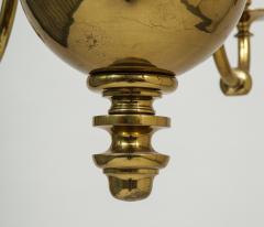 Large 19th c Dutch brass chandelier - 1387197