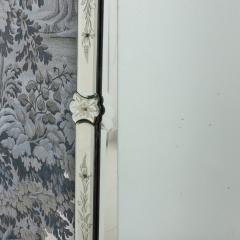 Large 19th c Venetian Reverse Etched Mirror with Original Beveled Mirror Plate - 4647805