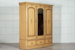 Large 19thC Aesthetic Painted English Wardrobe - 3148635