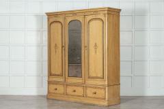 Large 19thC Aesthetic Painted English Wardrobe - 3148638