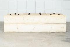 Large 19thC Bleached English Pine Dresser Base - 3158483