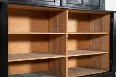 Large 19thC Ebonised English Ash Linen Cupboard - 4131444