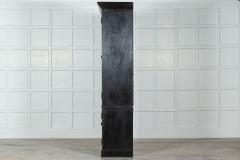 Large 19thC Ebonised English Pine Housekeepers Cupboard - 3083164