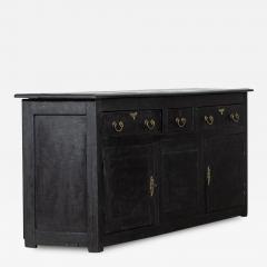 Large 19thC Ebonised Oak Dresser Base - 3560059