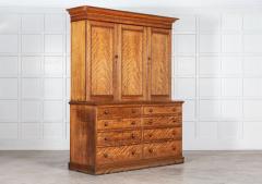 Large 19thC English Ash Housekeepers Cabinet - 2897789