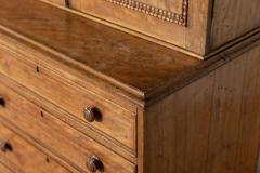 Large 19thC English Ash Housekeepers Cabinet - 2897796
