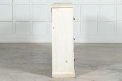 Large 19thC English Bleached Pine Haberdashery Drawers - 3220887