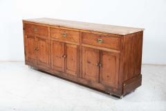 Large 19thC English Country Pine Dresser Base - 2507318