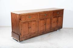 Large 19thC English Country Pine Dresser Base - 2507320