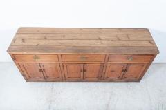 Large 19thC English Country Pine Dresser Base - 2507322