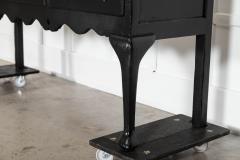 Large 19thC English Ebonised Lacquered Oak Dresser Base - 4270778