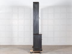 Large 19thC English Ebonised Oak Glazed Dresser Cabinet - 2888535