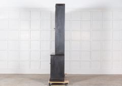 Large 19thC English Ebonised Oak Glazed Dresser Cabinet - 2888536