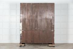 Large 19thC English Ebonised Oak Glazed Dresser Cabinet - 2888539