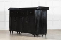 Large 19thC English Ebonised Pine Dresser Base - 4290880