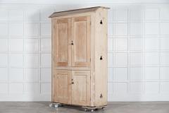 Large 19thC English Estate Made Pine Housekeepers Cupboard - 2969835