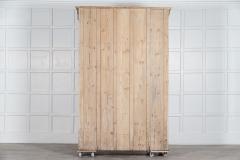 Large 19thC English Estate Made Pine Housekeepers Cupboard - 2969841