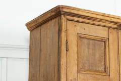 Large 19thC English Estate Made Pine Housekeepers Cupboard - 3711978