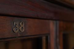 Large 19thC English Glazed Mahogany Bookcase - 3391135