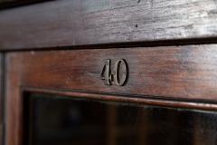 Large 19thC English Glazed Mahogany Bookcase - 3391138