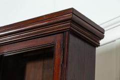 Large 19thC English Glazed Mahogany Bookcase - 3391140