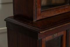 Large 19thC English Glazed Mahogany Bookcase - 3391141
