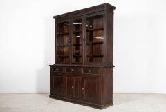 Large 19thC English Glazed Pine Dresser - 2434742