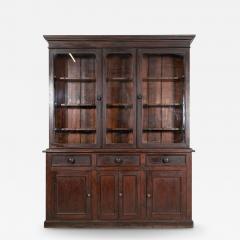 Large 19thC English Glazed Pine Dresser - 2436747