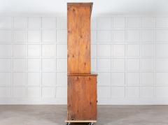 Large 19thC English Glazed Pine Haberdashery Cabinet - 2897748