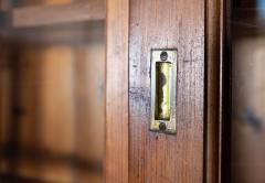 Large 19thC English Glazed Pine Haberdashery Cabinet - 2897752