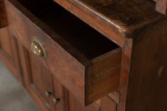 Large 19thC English Glazed Pine Haberdashery Cabinet - 2897753