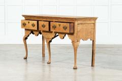 Large 19thC English Light Oak Dresser Base - 3553340