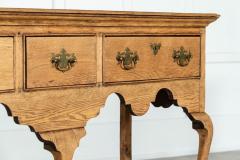 Large 19thC English Light Oak Dresser Base - 3553344