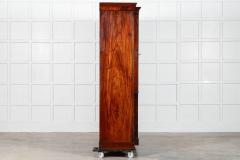 Large 19thC English Mahogany Breakfront Linen Press - 3995000