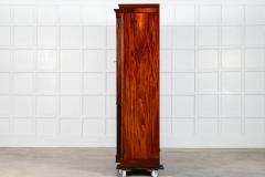 Large 19thC English Mahogany Breakfront Linen Press - 3995001