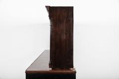 Large 19thC English Mahogany Glazed Apothecary Wall Cabinet - 2339539