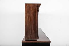 Large 19thC English Mahogany Glazed Apothecary Wall Cabinet - 2339540