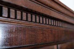 Large 19thC English Mahogany Glazed Apothecary Wall Cabinet - 2339543