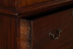 Large 19thC English Mahogany Glazed Bookcase - 3307356