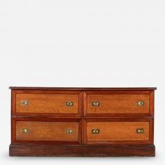 Large 19thC English Mahogany Haberdashery Counter Bank Drawers - 3925392