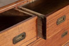 Large 19thC English Oak 6 Drawer Dresser Base - 3477920