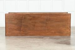Large 19thC English Oak 6 Drawer Dresser Base - 3477923