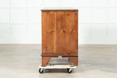 Large 19thC English Oak 6 Drawer Dresser Base - 3477926
