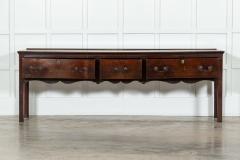 Large 19thC English Oak Dresser Base - 3417729