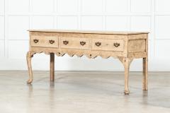 Large 19thC English Oak Dresser Base - 3477777