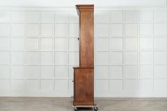 Large 19thC English Oak Glazed Bookcase - 3383066