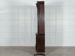 Large 19thC English Oak Glazed Breakfront Bookcase - 3307390