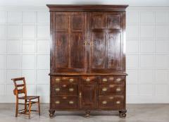 Large 19thC English Oak Housekeepers Cupboard - 2876534